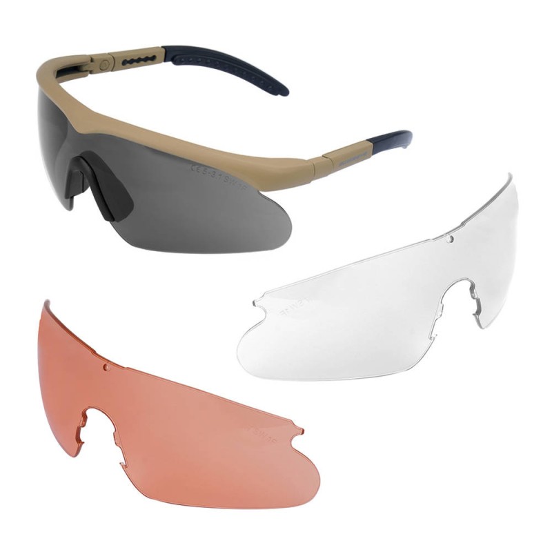 SwissEye - Okulary strzeleckie Raptor - Coyote