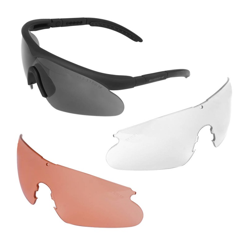 SwissEye - Okulary strzeleckie Raptor -  czarne