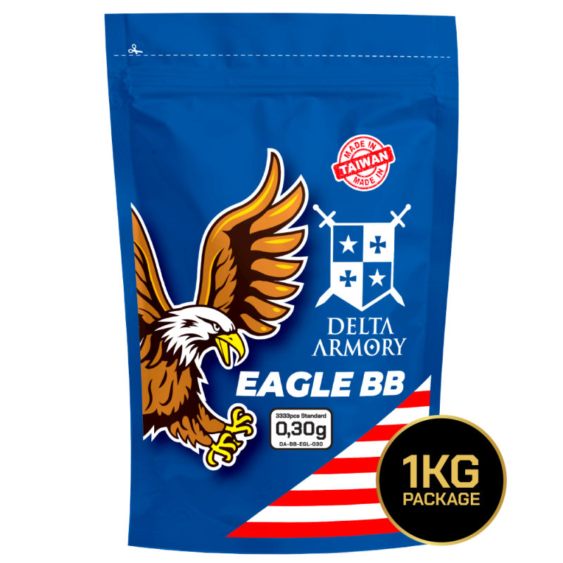 Delta Armory - kulki EAGLE 1kg - 0,30g