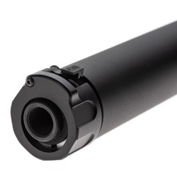 5ku - Tłumik dźwięku z tłumikiem płomienia SOCOM556  - czarny