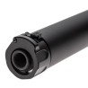 5ku - Tłumik dźwięku z tłumikiem płomienia SOCOM556  - czarny