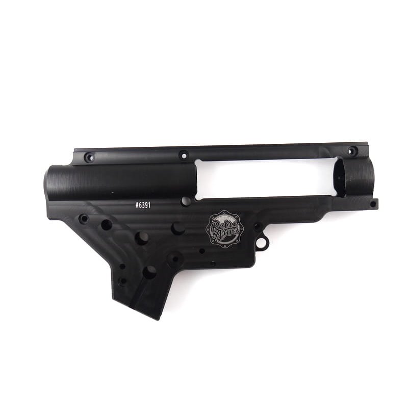 Retro Arms - szkielet gearboxa CNC SR25  QSC gen.3 - 8mm czarny