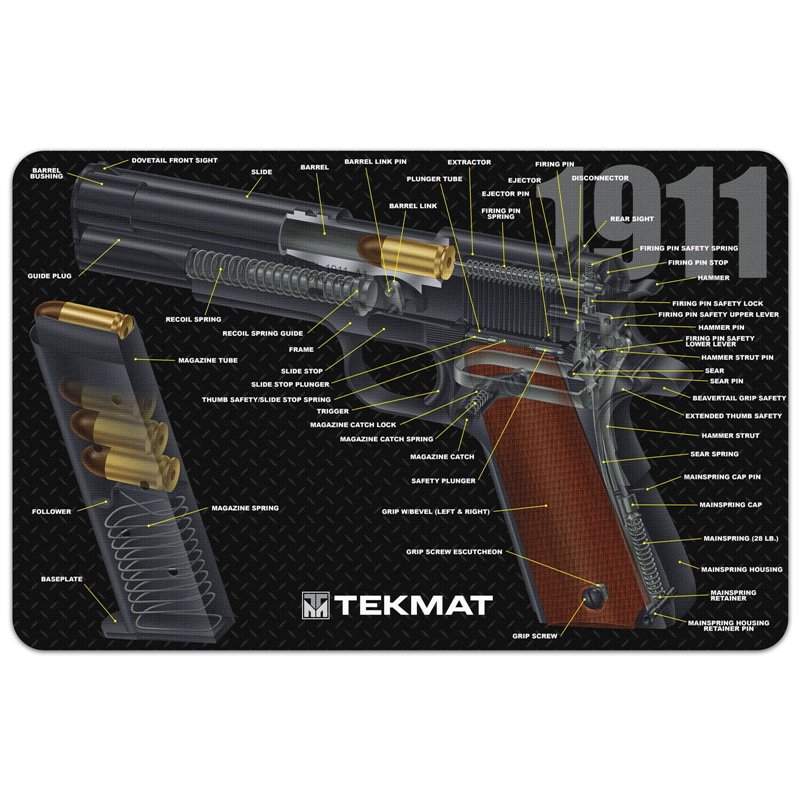 Tekmat - mata do czyszczenia i napraw Colt 1911 -  3D