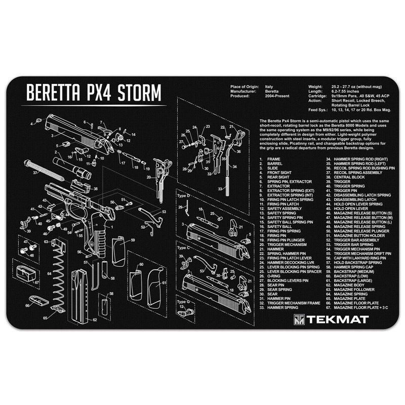 Tekmat - mata do czyszczenia i napraw Beretta PX4 storm