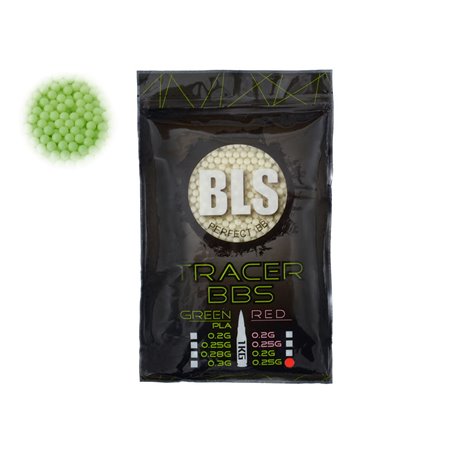 BLS - kulki tracer 0,25 g - 1kg - zielone