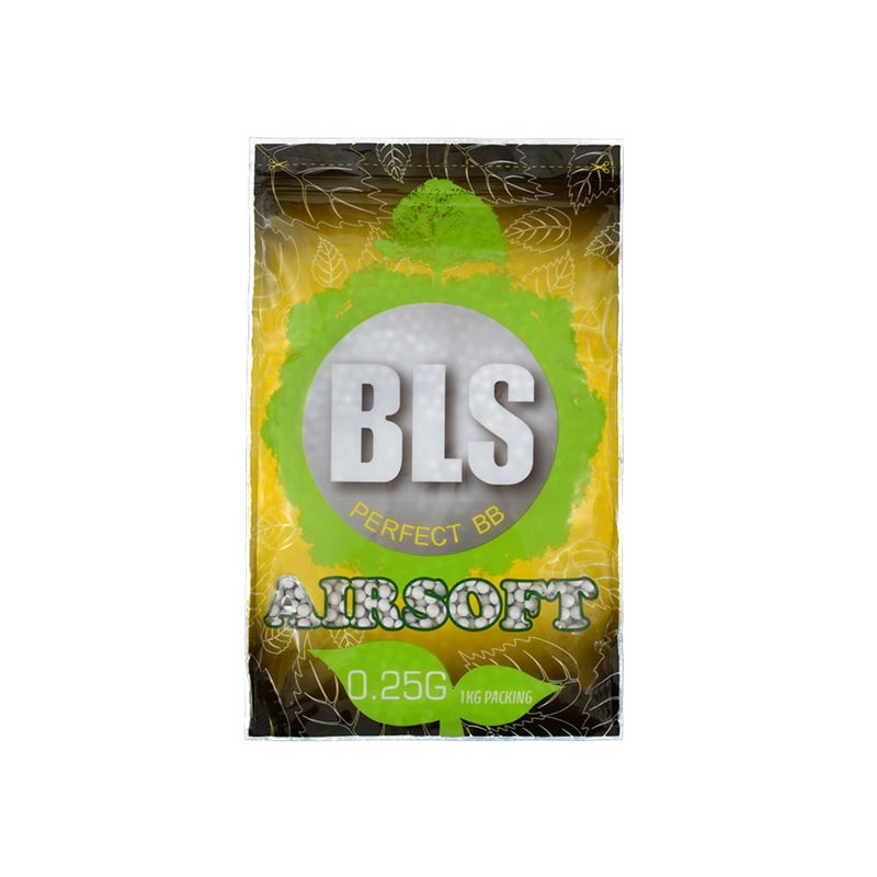 BLS - precyzyjne kulki 0,25 g BIO 1kg - białe