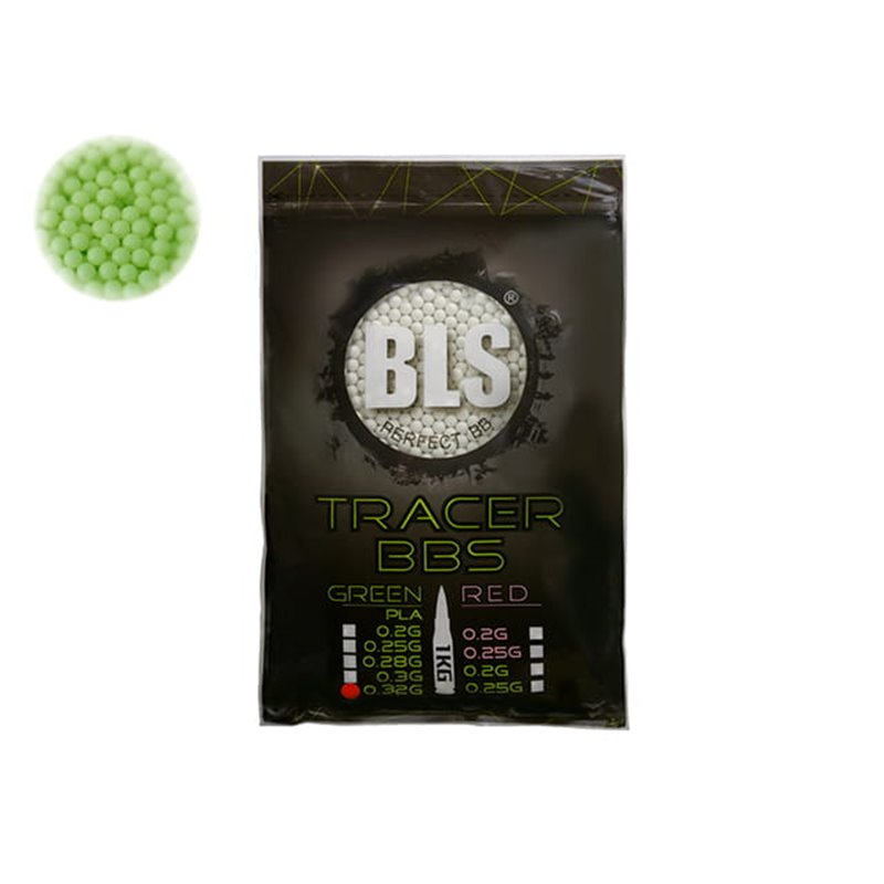 BLS - kulki tracer 0,32 g BIO - 1kg - zielone