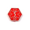 JTG - naszywka PVC Paramedic hexagon - Red