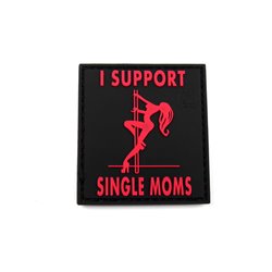 JTG - naszywka PVC I Support Single Mums - blackmedic