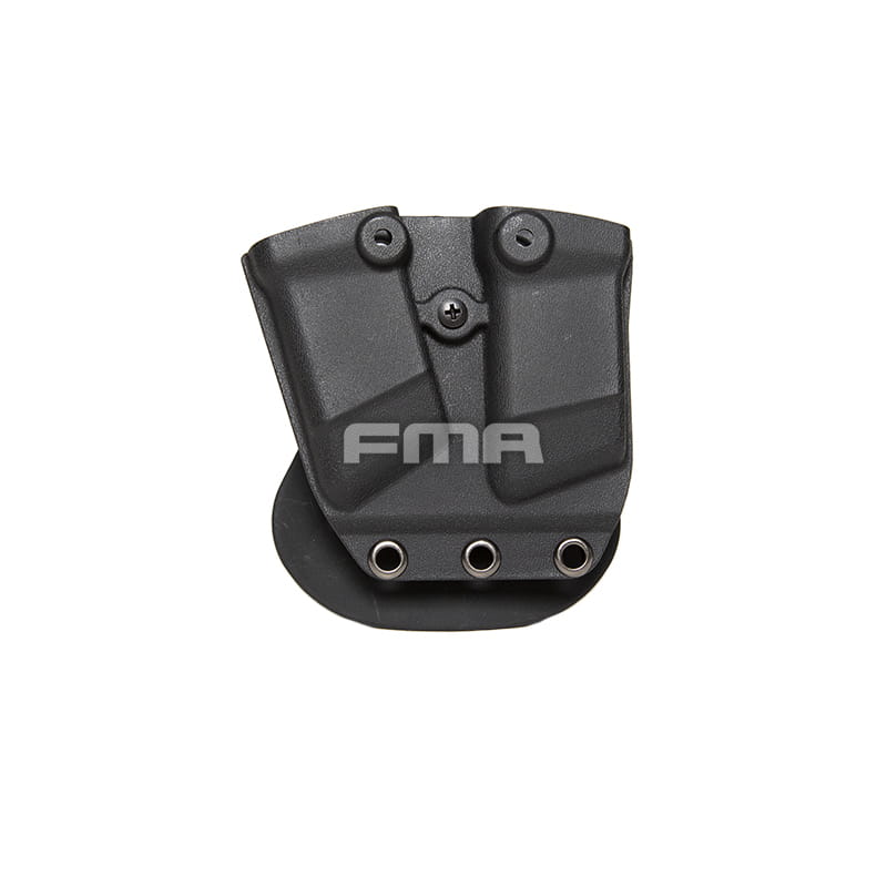 FMA - podwójna ładownica kydexowa na magazynki pistoletowe - czarna