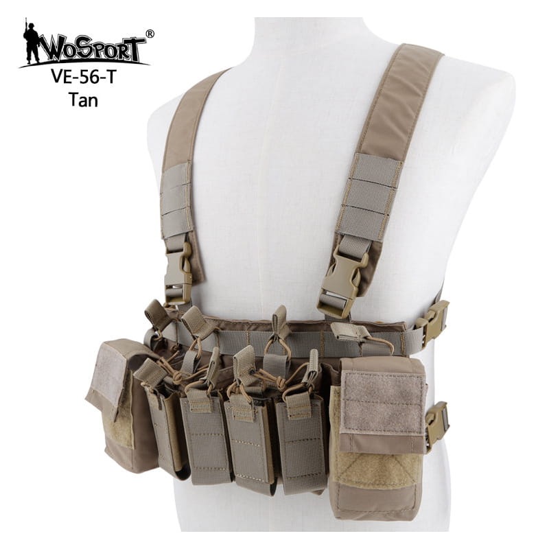 WST Tactical Chest Rig D3CRX - TAN