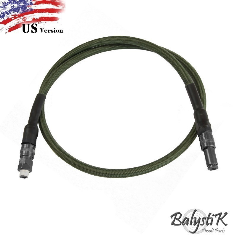 Balystik - wąż HPA w oplocie full set - US olive