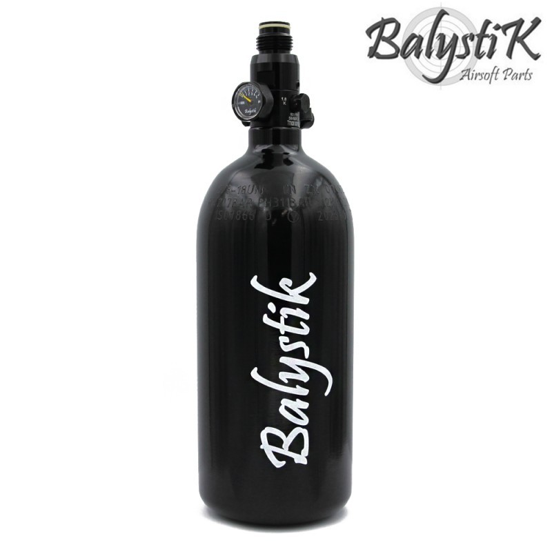 Balystik - aluminiowa butla HPA 0.8L 3000psi z manometrem