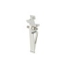 Balystik - aluminiowy spust M4 AEG - srebrny